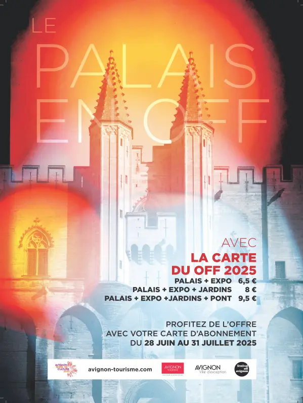 Affiche "Le Palais en Off" 2025